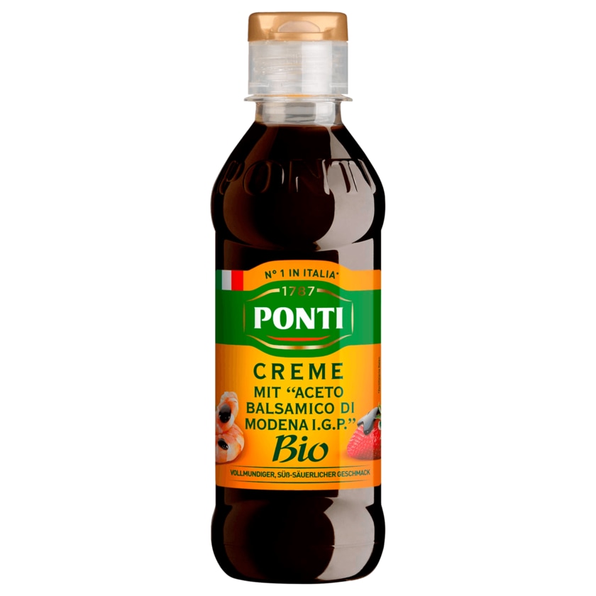 Ponti Bio Creme mit Aceto Balsamico 250g